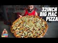 32inch big mac pizza  georgie mac  georges gourmet pizzeria  bella vista nsw