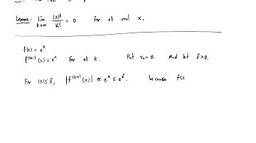 e^x equals its Maclaurin series!