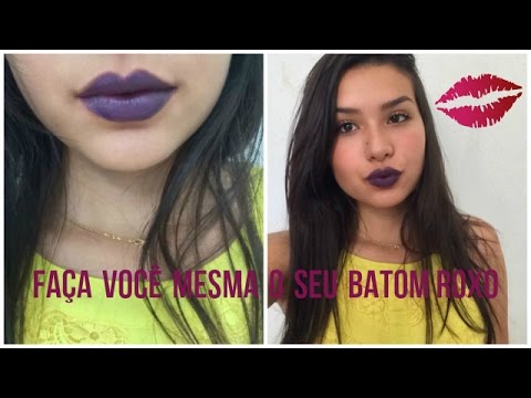 Faça você mesma o seu Batom Roxo - Luly Lima