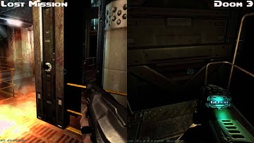 Doom 3: The Lost Mission - Reused Maps