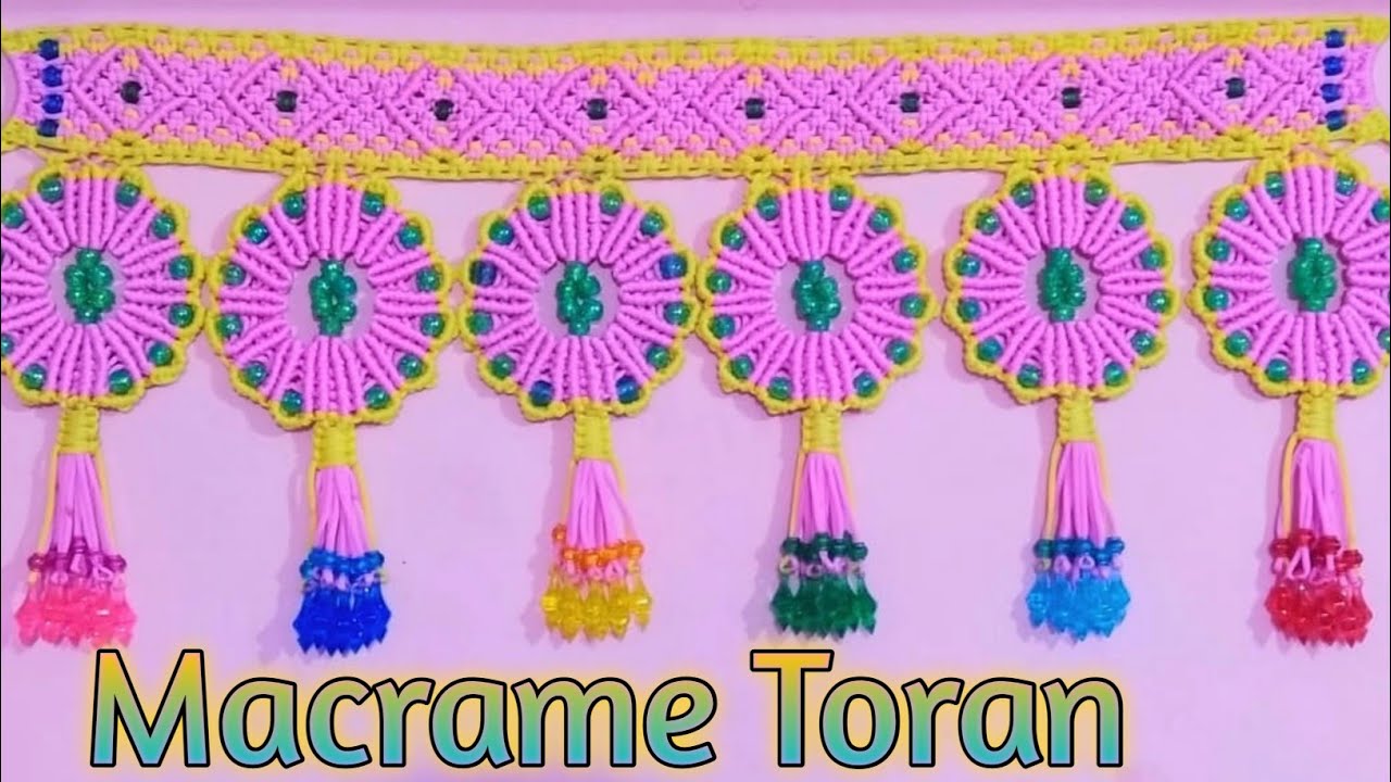 How to make macrame toran || Macrame Toran || Macrame ka toran kaise banate hain ||