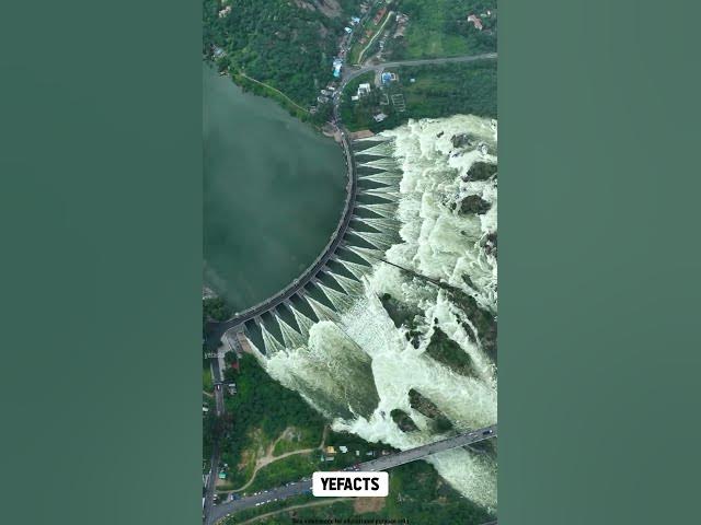 Largest Dam In India 😱 #infrastructure #largest #viralvideo #facts
