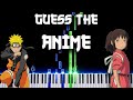 Do you know anime music piano quiz