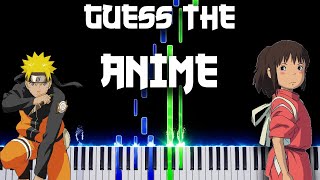 Do You Know Anime Music? (Piano Quiz) chords