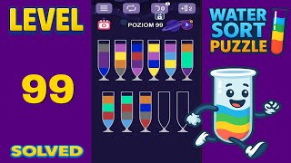Water Sort Puzzle – Level 99 | Walkthrough Solution