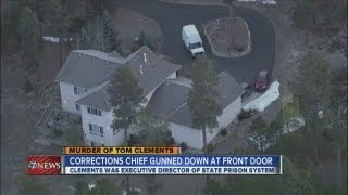 Corrections chief gunned down at his front door