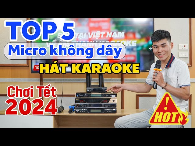 TOP 5 Micro Không Dây Hát Karaoke. HOT - Chơi Tết 2024