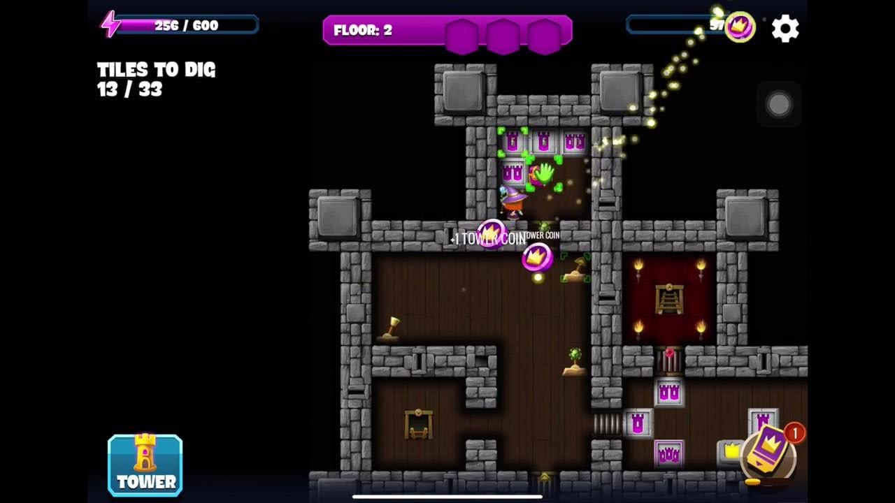 Mobile [Puzzle Tower] Floor 2 Diggy's Adventure YouTube