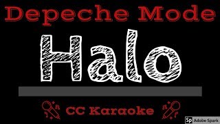 Video thumbnail of "Depeche Mode • Halo (CC) [Karaoke Instrumental Lyrics]"