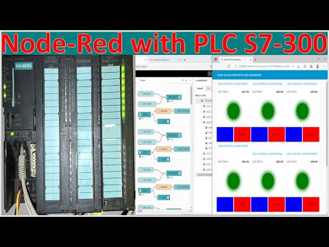 PLC S7-300 connect with Node-Red full tutorial