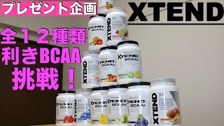 【XTEND】プレゼント企画！全１２種類、利きBCAAに挑戦！