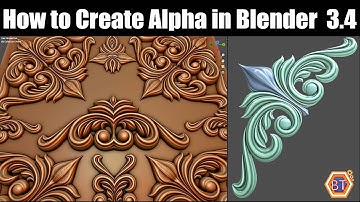 How to Create Alpha in Blender | 3.4