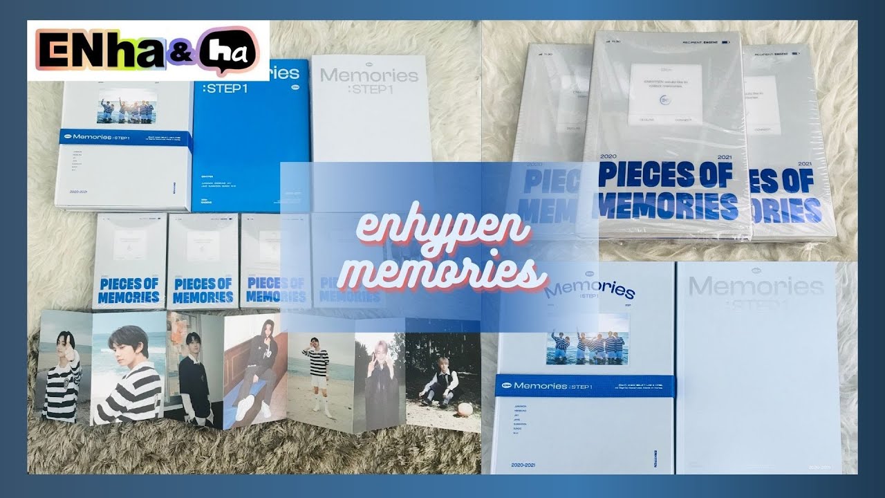 sisters unboxing Memories: Step 1 all ver + Pieces of Memories