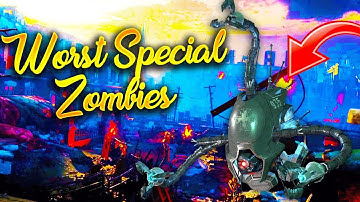 Top 5 Worst Special Round Enemies in Call of Duty Treyarch Zombies! (Call of Duty Zombies Top 5)