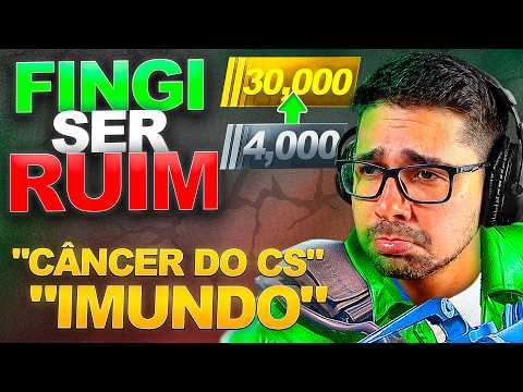FINGI ser RUIM e depois liguei o HACK... O TIME incentivou XITAR?