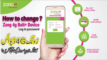 how to change zong 4g device log in password| change Zong 4g Bolt+ setting page log in password|2020