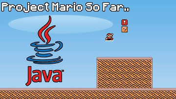 "Project Mario" Devlog Ep .2 - Swing vs LWJGL, and New Map Maker (Mario Made in Java)