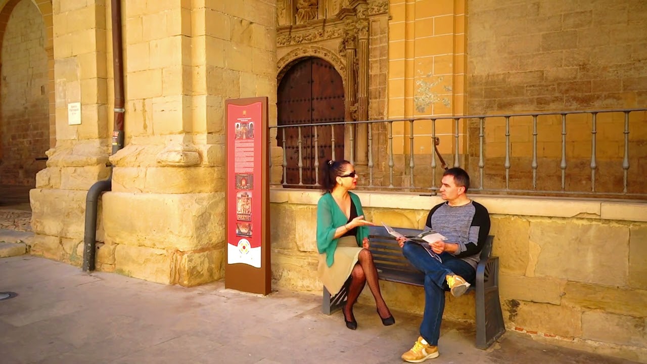 LOS ARCOS (NAVARRA) IGLESIA DE SANTA MARÍA, RUTAS, FIESTAS
