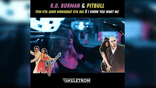 TUM KYA JANO MOHABBAT KYA HAI x I KNOW YOU WANT ME | R.D. BURMAN & PITBULL | Skeletron Remix