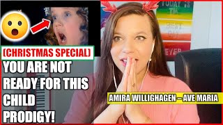 WOW! MY FIRST TIME REACTION TO AMIRA WILLIGHAGEN - AVE MARIA | Christmas Music Reaction Videos 2021