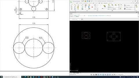 DraftSight for Beginners Example 9 Japanese : RECTANGLE, CIRCLE, Eスナップ オン