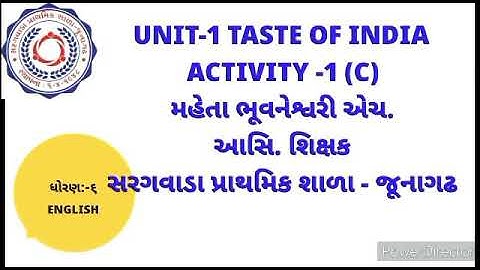 Video#15 English Standard:6 Unit:1 Activity Part:2