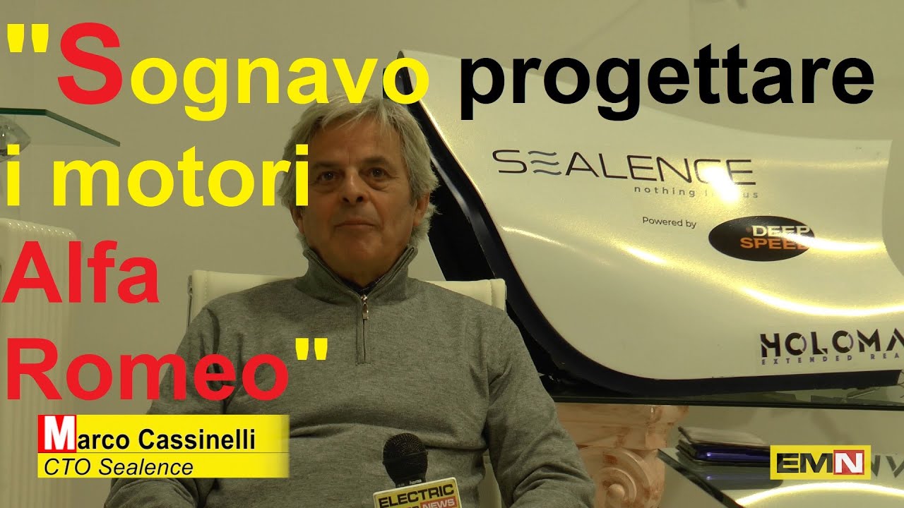 Marco Cassinelli Nuovo CTO Di Sealence DeepSpeed Electric Motor 
