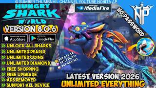 Hungry Shark World Mod Apk v8.0.6 Unlimited Everything Latest 2026! - All Sharks Unlocked screenshot 2