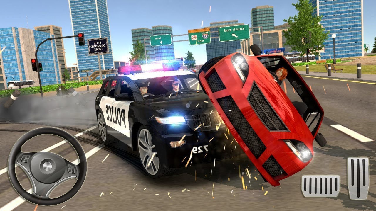 Juegos de Carros Policias - Conductor de Carro Policia - Juegos de