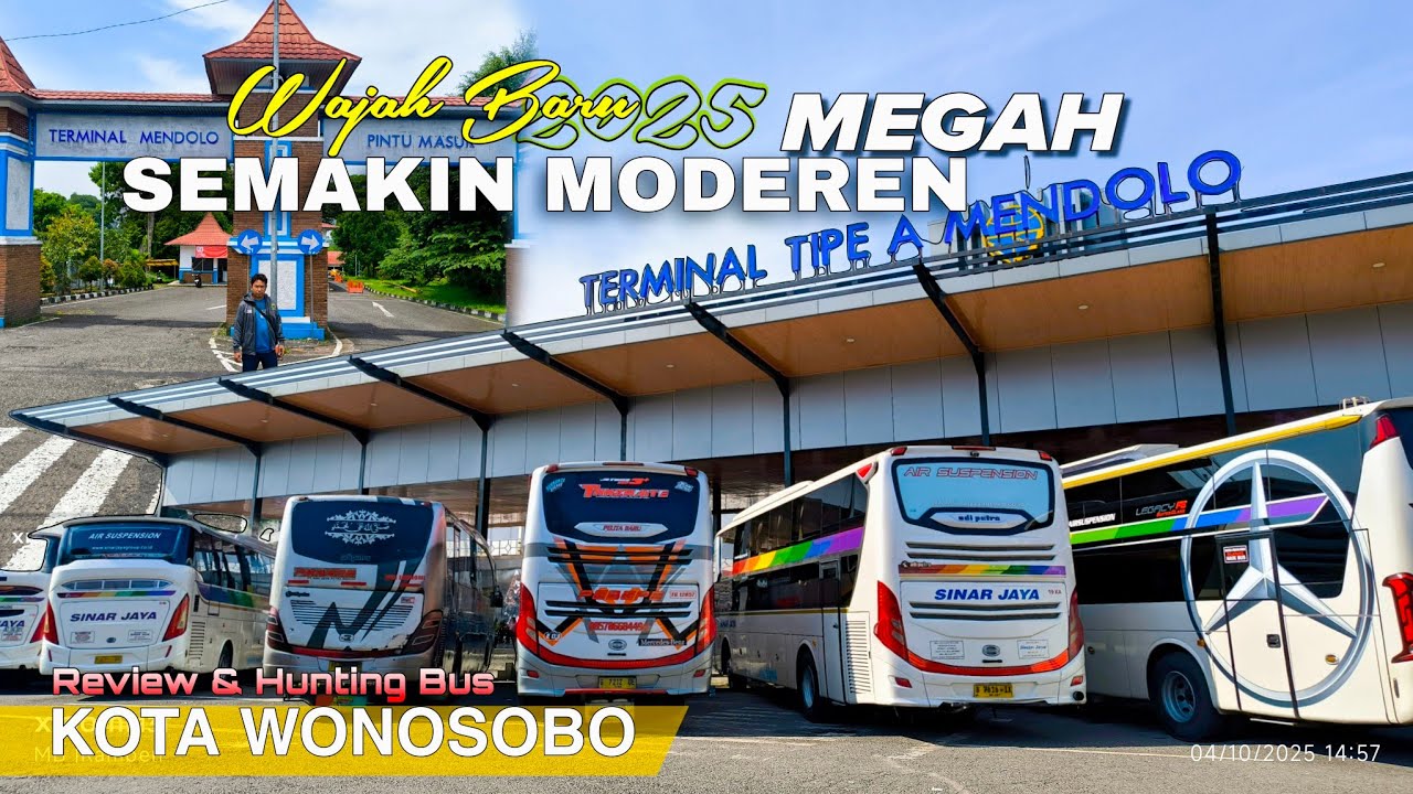 REVIEW TERMINAL BIS INI SEMAKIN LENGKAP FASILITASNYA‼️Hunting Bus di Terminal Mendolo Wonosobo 2025