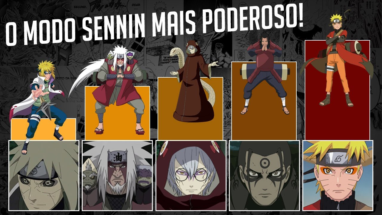 Naruto: Quais os ninjas mais fortes com o Modo Sábio? - Atualinerd