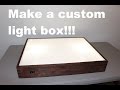 How to build a light box!