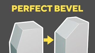 How to Bevel Perfect Edges in Blender