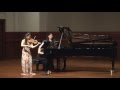 Johann Sebastian Bach : Sonata in E Major for Violin and Keyboard / II  Allegro