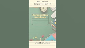 Back To School Composition Notebook| @sharisebaileyonamazon #shorts