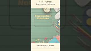 Back To School Composition Notebook| @sharisebaileyonamazon #shorts