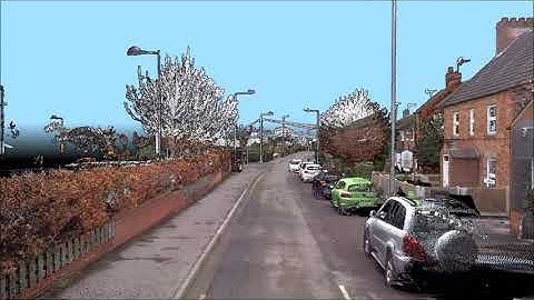 TerraPhoto Flythru Video of Mobile Point Cloud Data