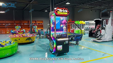 EPARK Brick Stacker Claw Machine Vending Arcade Claw Machine Coin Operated Doll Catch Games