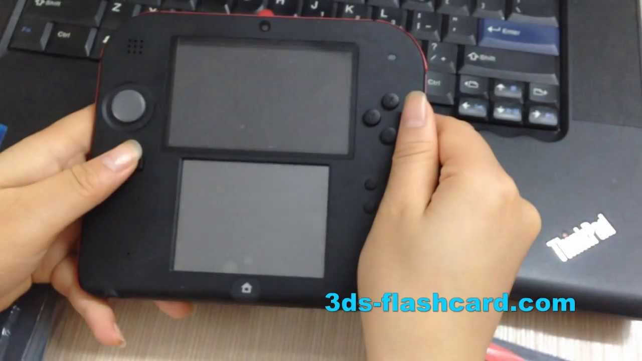 R4i Gold 3DS Deluxe Edition Blue Card review on Nintendo 2DS - YouTube