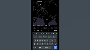 Termux l command l world map on termux l #termux #hacking #hack #shorts
