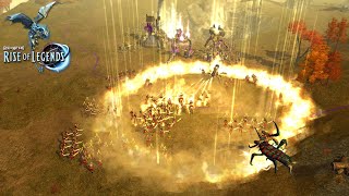 картинка: Опять шахты Корбанилле и опять без центрального прохода. Rise of Nations: Rise of Legends. Выпуск 52