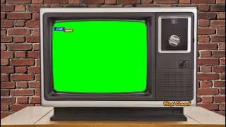 Green screen TV jadul