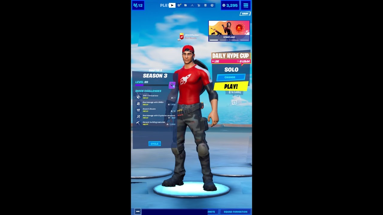 Fortnite Mobile But It’s Vertical (An Old Chapter 2 Season 3 Clip)