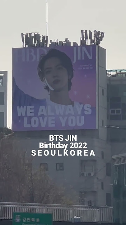 BTSs’ JIN Birthday in Seoul 2022 |#shorts