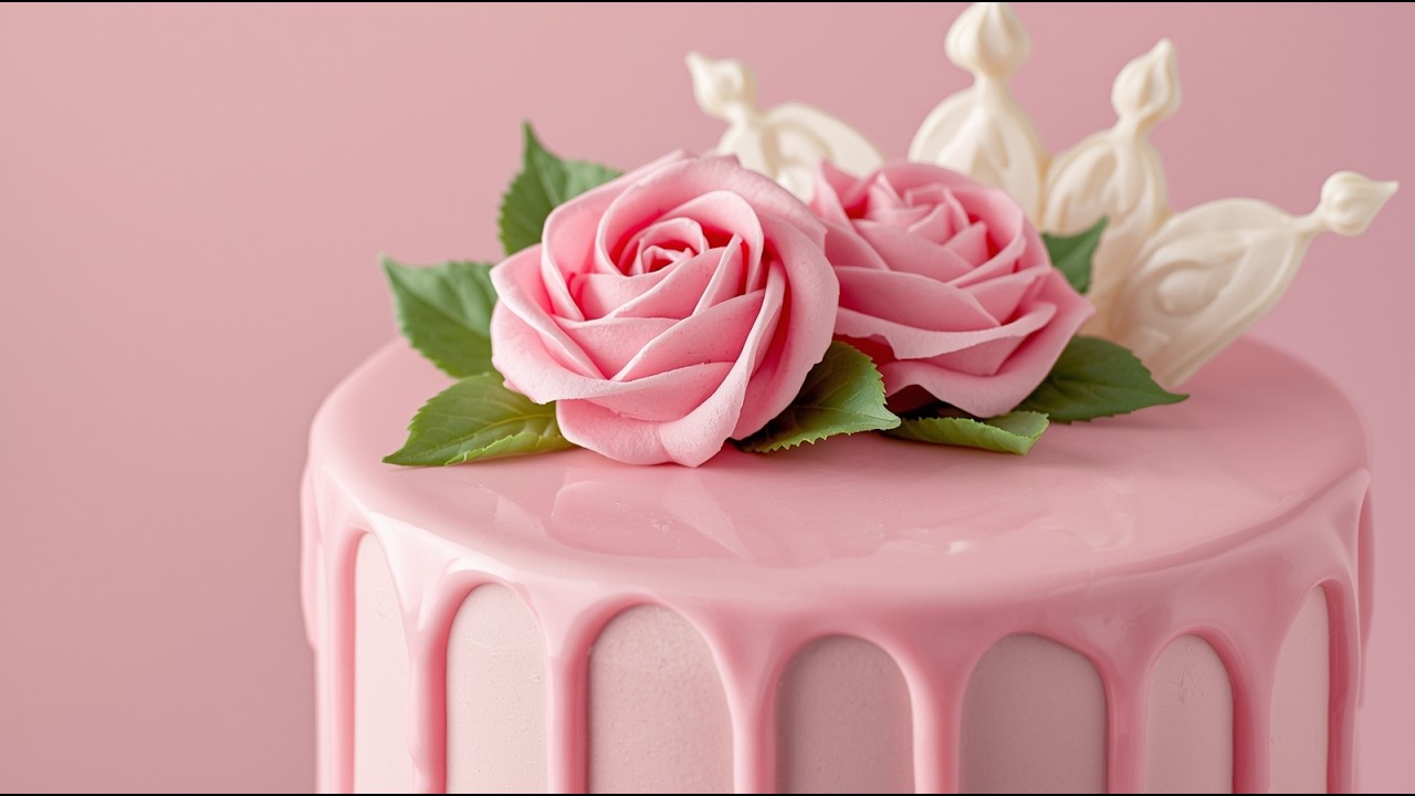 Most Beautiful Pink Cake Ever 💕 | Trending Cake Design