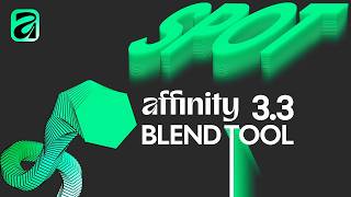 I Tried Affinity 3 3’s NEW Blend Tool… WOW