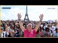 Marche pour jesus paris 2024 avec jeanluc trachsel jsus sauvedlivre et baptise du saintesprit