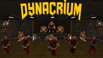 DYNACRIUM is TOUGH AS NAILS: Plutonia Slaughter Map by @rocky47251!