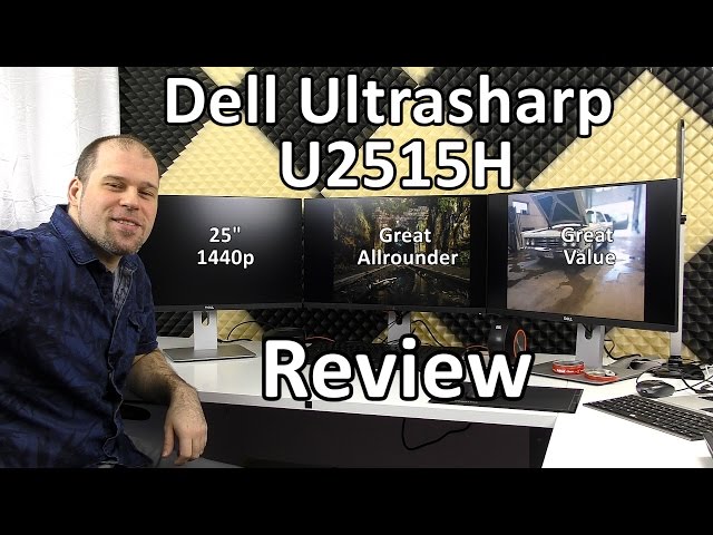 aeroport pereche făină  Dell Ultrasharp U2515H Review - Value Killer with great qualities - YouTube