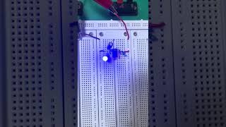 NE555P, 555 Timer Circuit Worked Successfully. #breadboard #resistor #capacitor #led #555timer